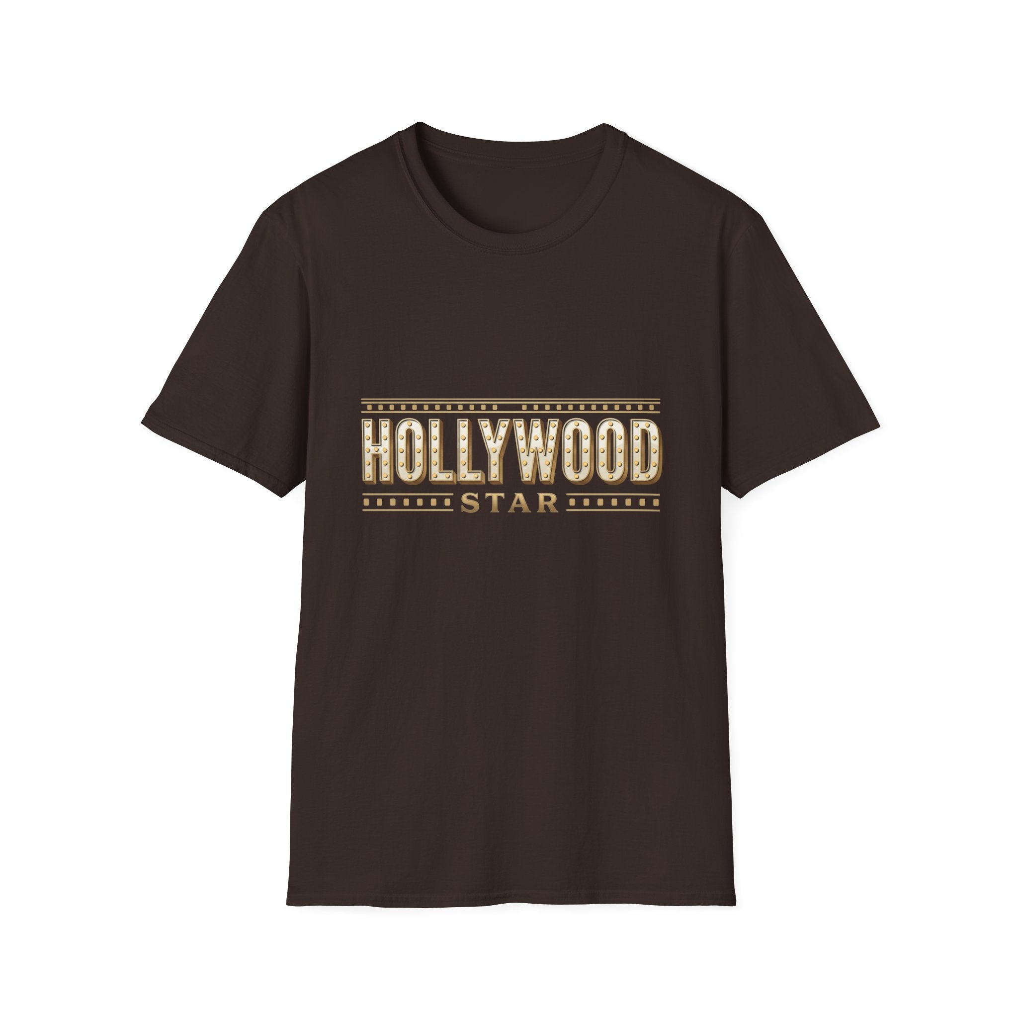 Hollywood Star Vintage Marquee T-Shirt — Retro Movie Sign Graphic Tee