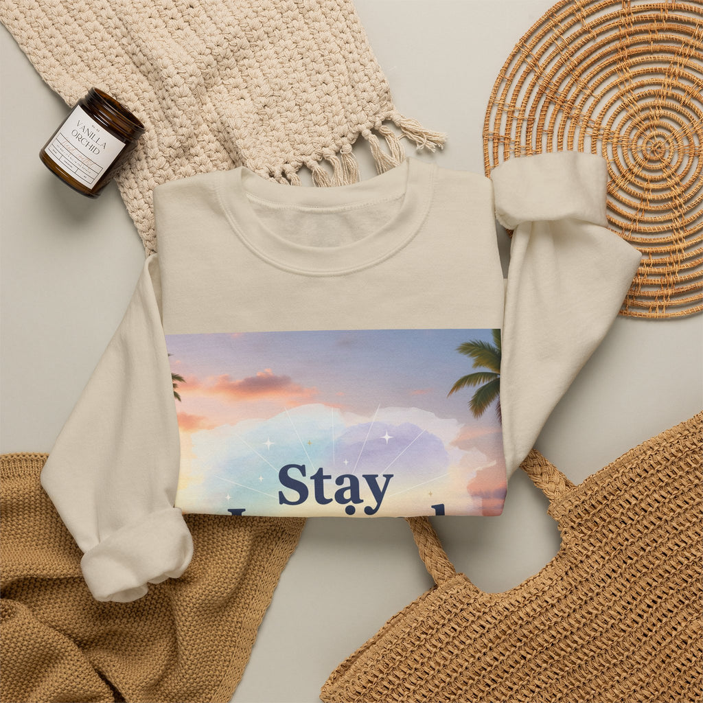 Stay Inspired Beach Unisex Sweatshirt | Family Star