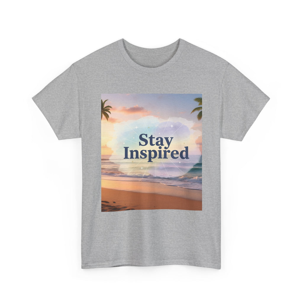 Stay Inspired Beach Sunset Unisex T-Shirt