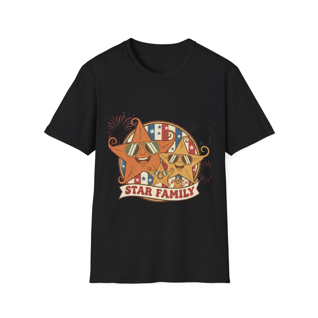 Family Star 4th of July Tee — Vintage Cool Star Family Edition