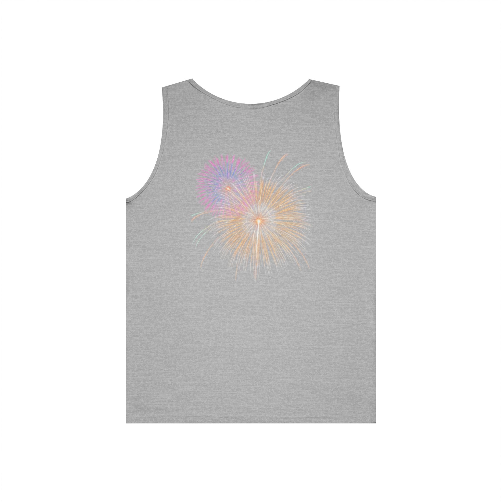 Freedom Eagle Tank Top — Patriotic Fireworks Graphic
