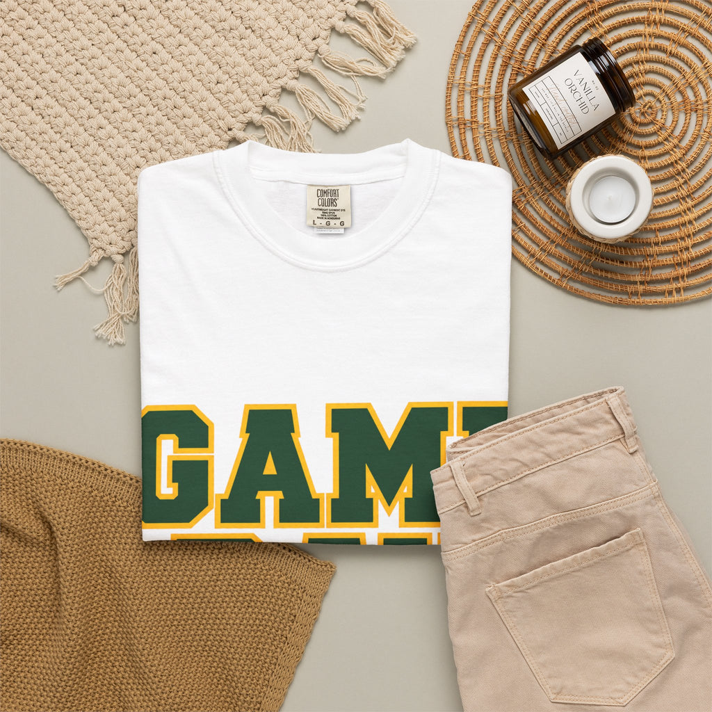 Game Day Football Shirt – Green & Gold