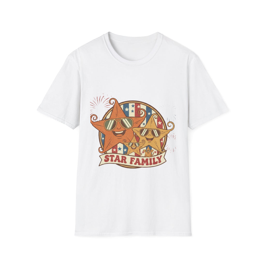 Family Star 4th of July Tee — Vintage Cool Star Family Edition