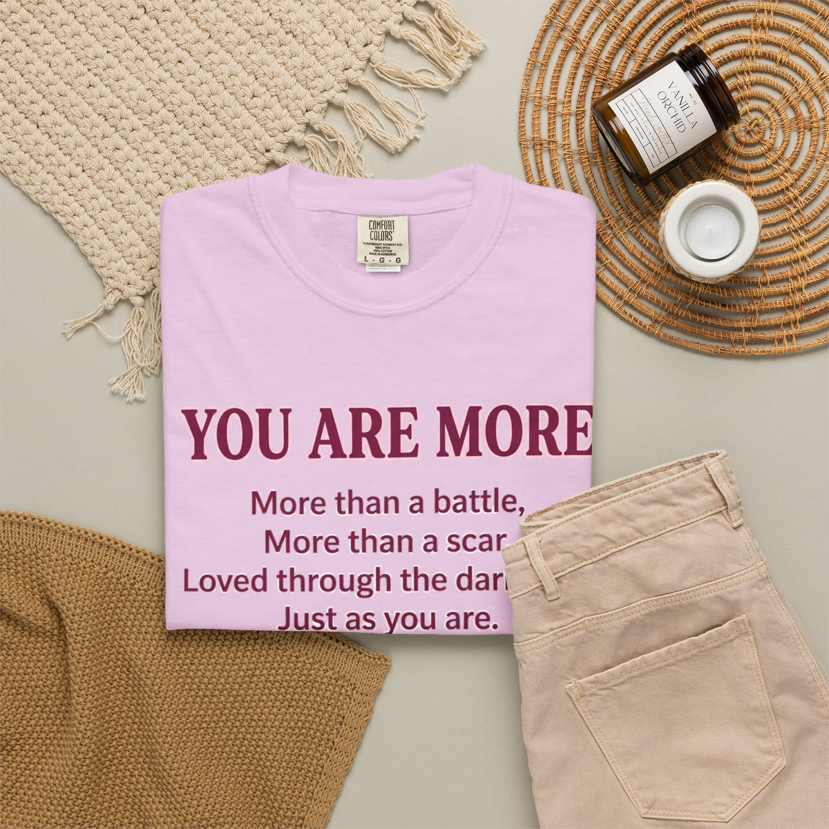Pink Ribbon Poem T-Shirt | Breast Cancer Awareness & Hope