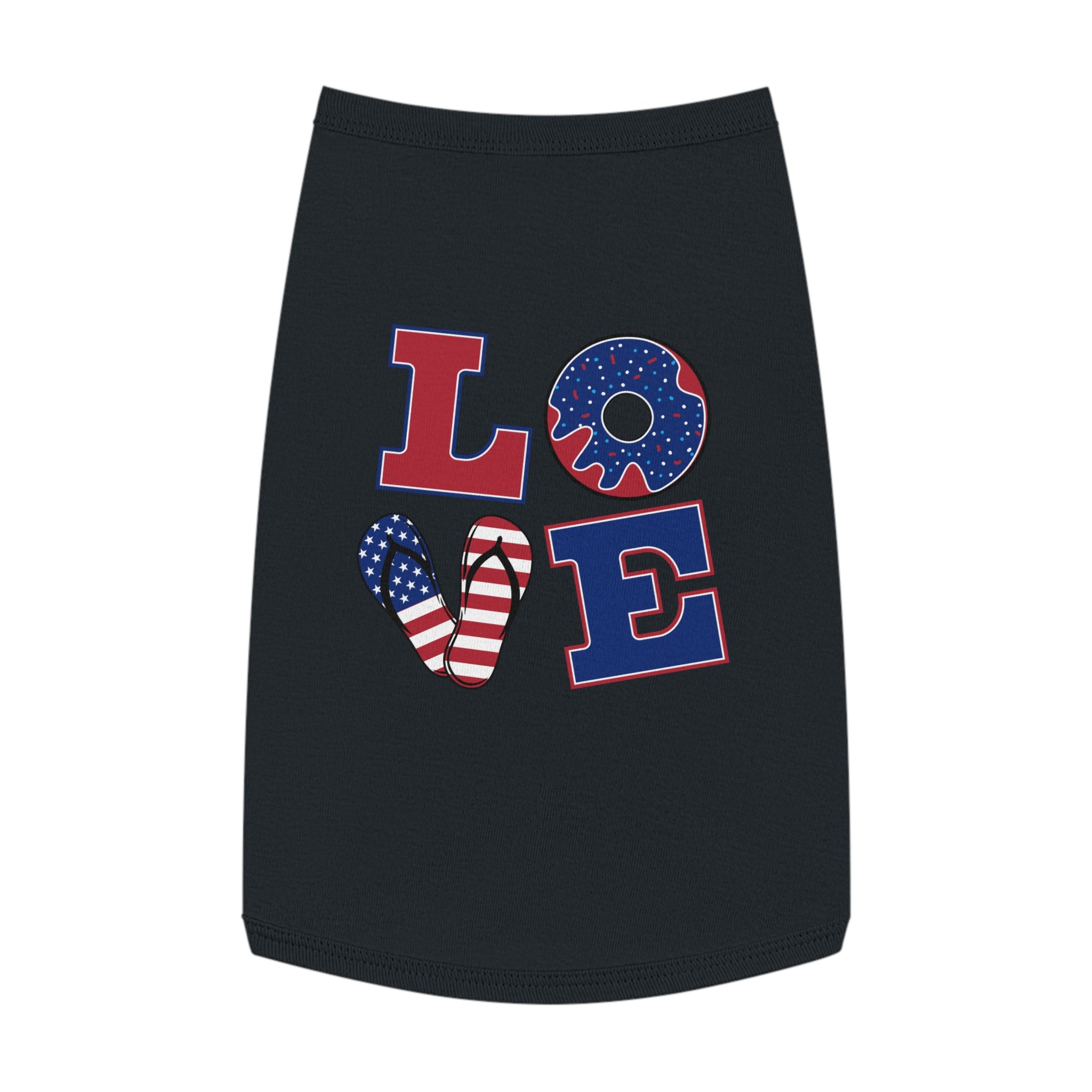 4th of July Love Pet Tank Top
