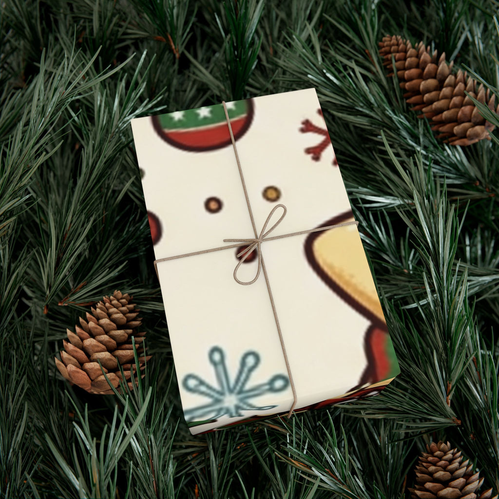 Starry Winter Fun Christmas Wrapping Paper
