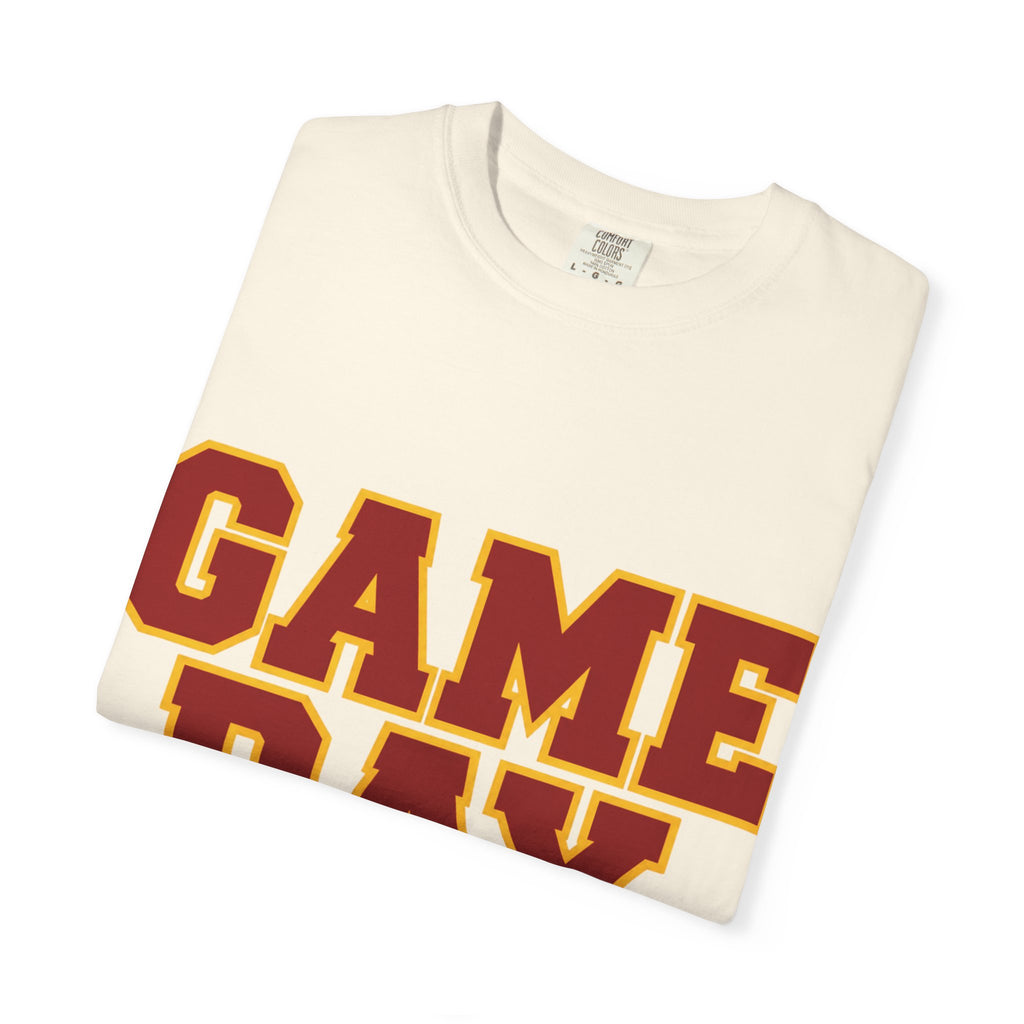 Game Day Football Shirt – Red & Gold