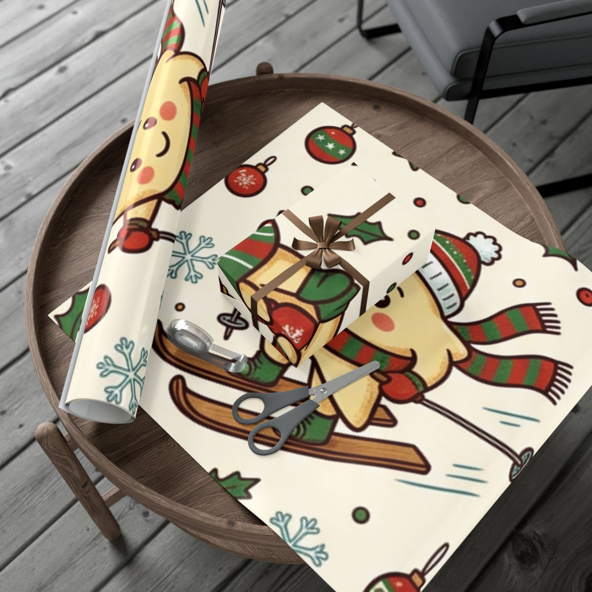 Starry Winter Fun Christmas Wrapping Paper