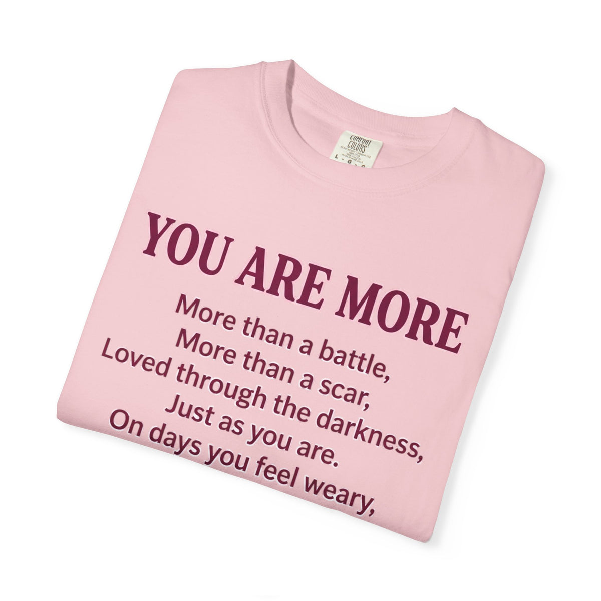Pink Ribbon Poem T-Shirt | Breast Cancer Awareness & Hope