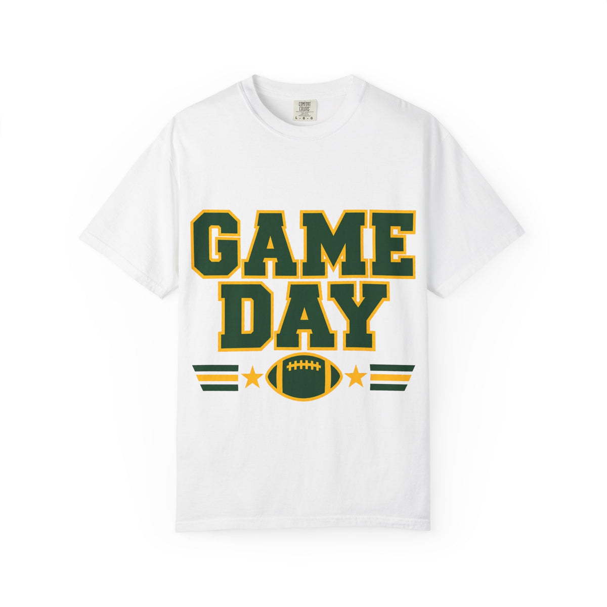 Game Day Football Shirt – Green & Gold
