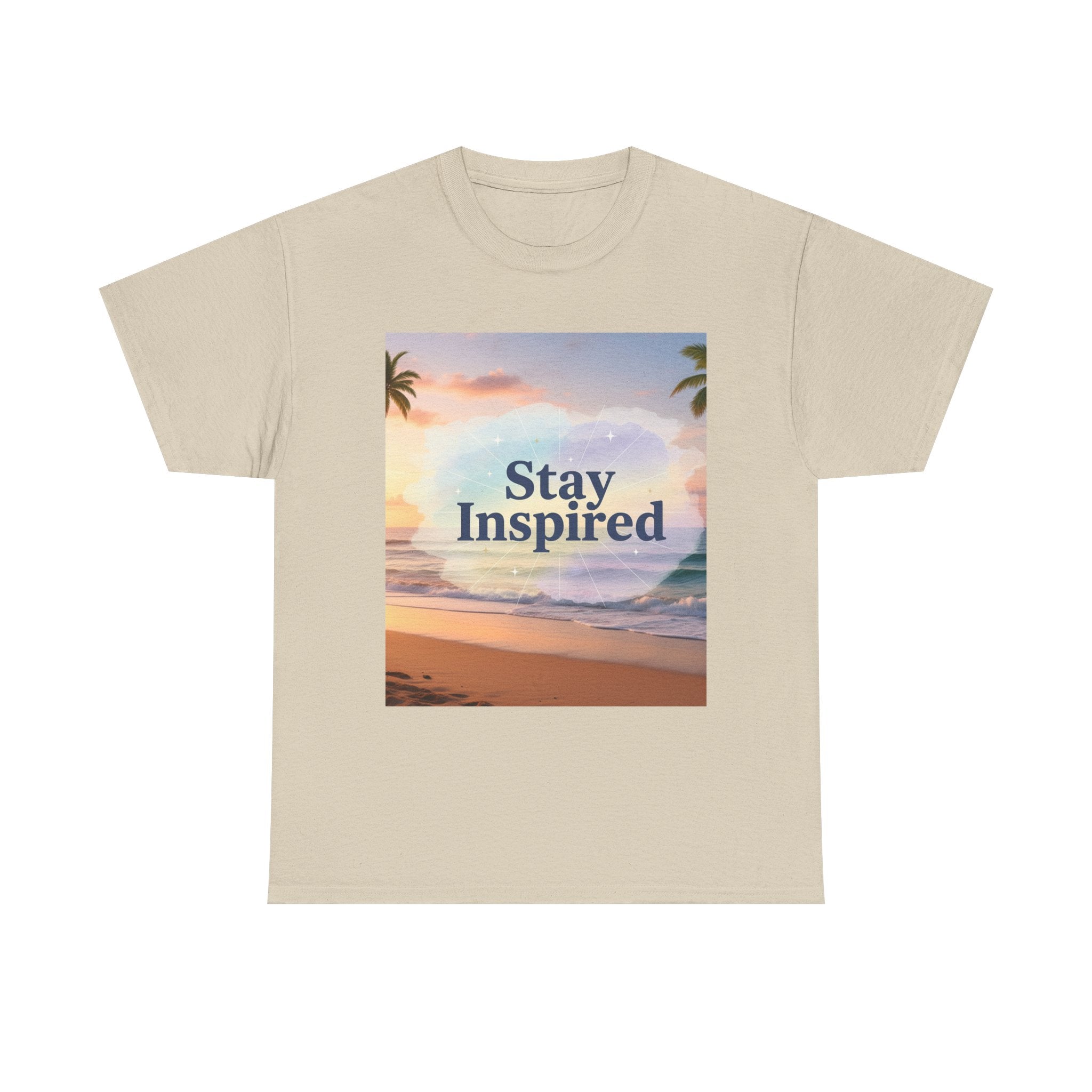 Stay Inspired Beach Sunset Unisex T-Shirt
