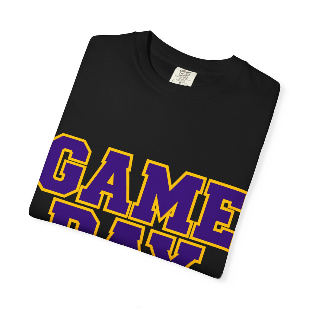Game Day Football Shirt – Purple & Gold