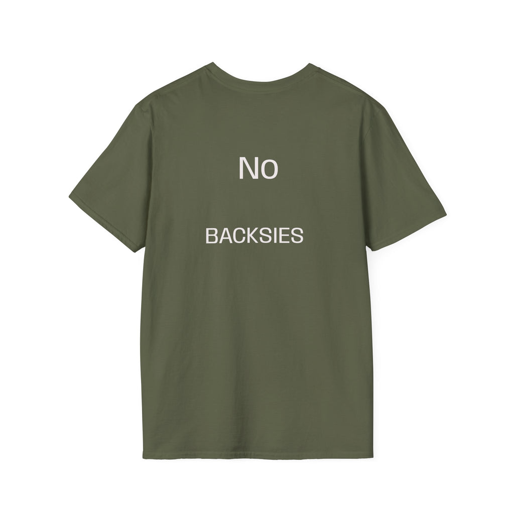 Best Dad Ever T-Shirt — “No Backsies” Back Print