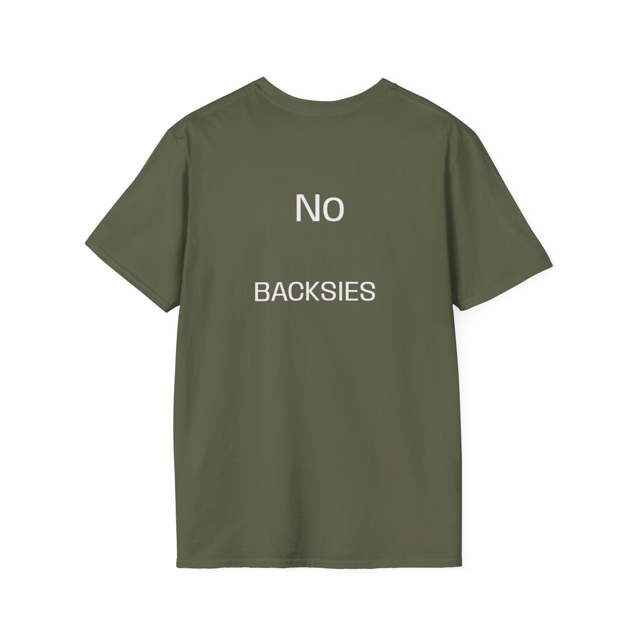 Best Dad Ever T-Shirt — “No Backsies” Back Print