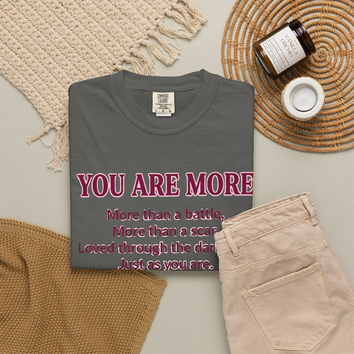 Pink Ribbon Poem T-Shirt | Breast Cancer Awareness & Hope