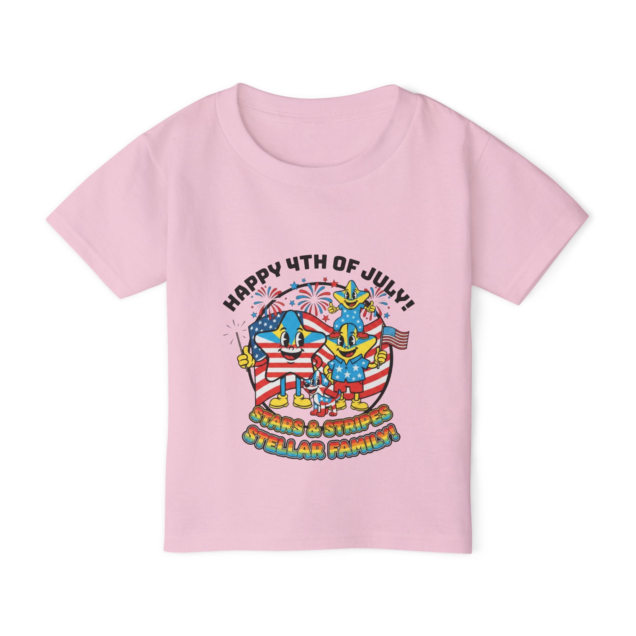 Stellar Family Toddler Tee — Happy 4th of July