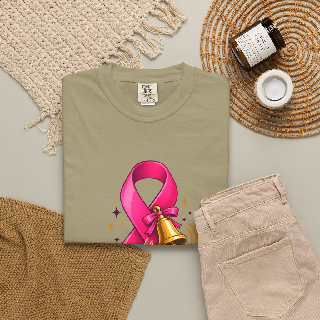 Breast Cancer Awareness T-Shirt — "She Rang the Bell" Personalized Tee