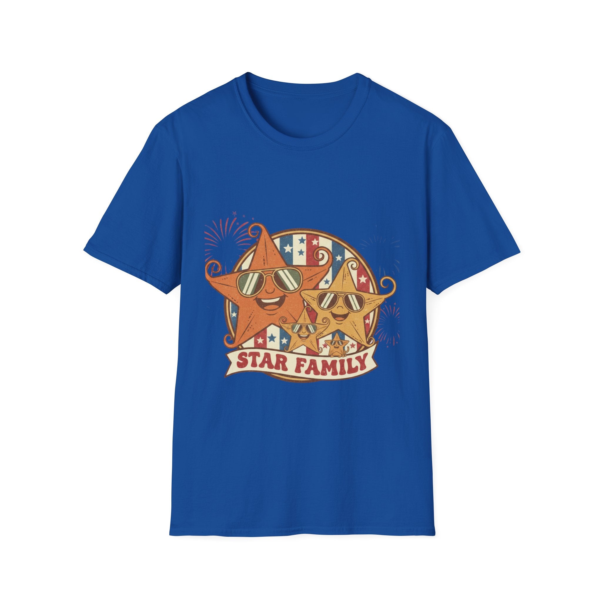 Family Star 4th of July Tee — Vintage Cool Star Family Edition