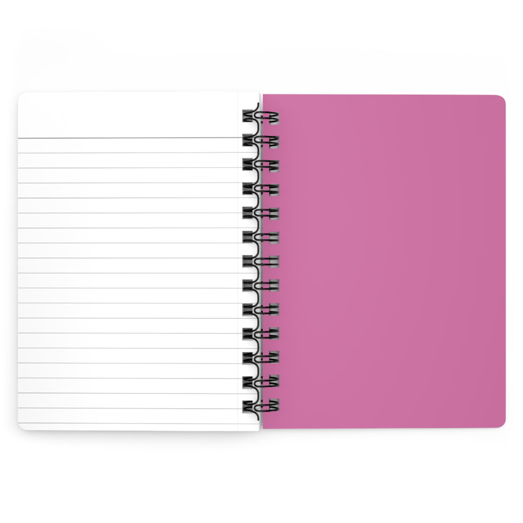 Back At It Spiral Notebook(Pink) — Motivational Back-to-School Journal for Students & Teachers