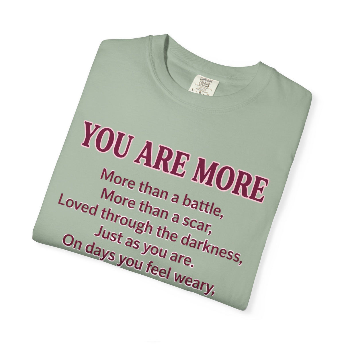 Pink Ribbon Poem T-Shirt | Breast Cancer Awareness & Hope