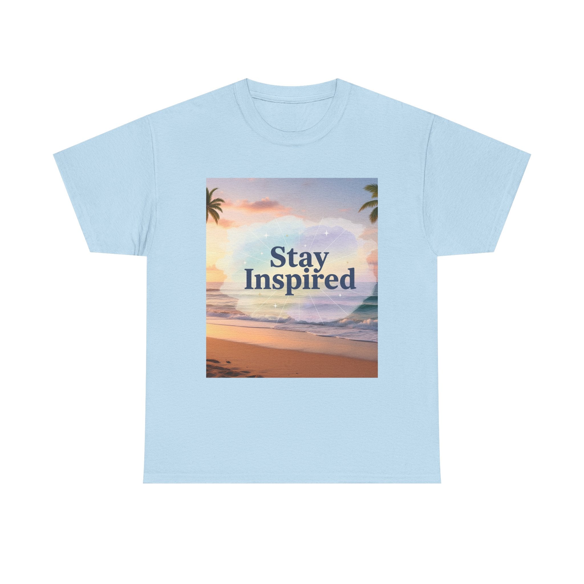 Stay Inspired Beach Sunset Unisex T-Shirt