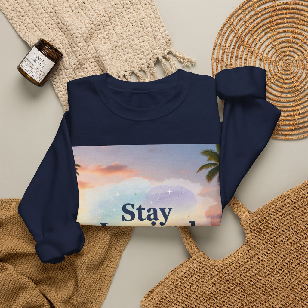Stay Inspired Beach Unisex Sweatshirt | Family Star