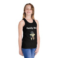 Kids' Tank Top — "Family Star" Girl Motorcycle Star Graphic