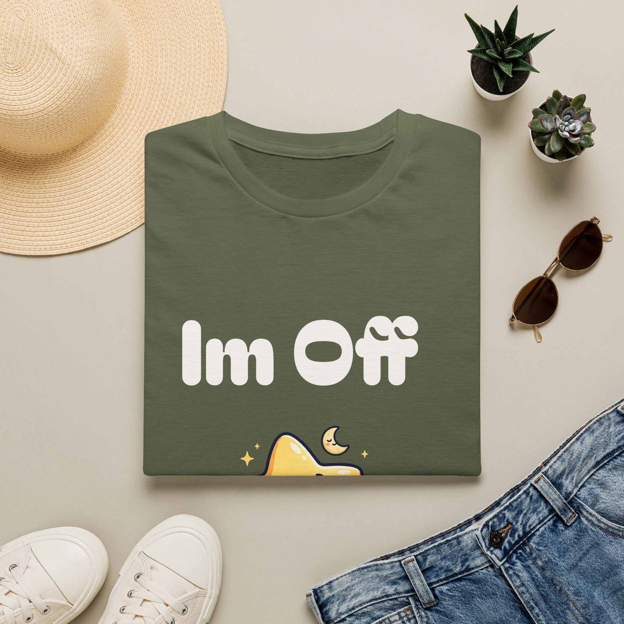 'I'm Off' Cartoon Star Tee