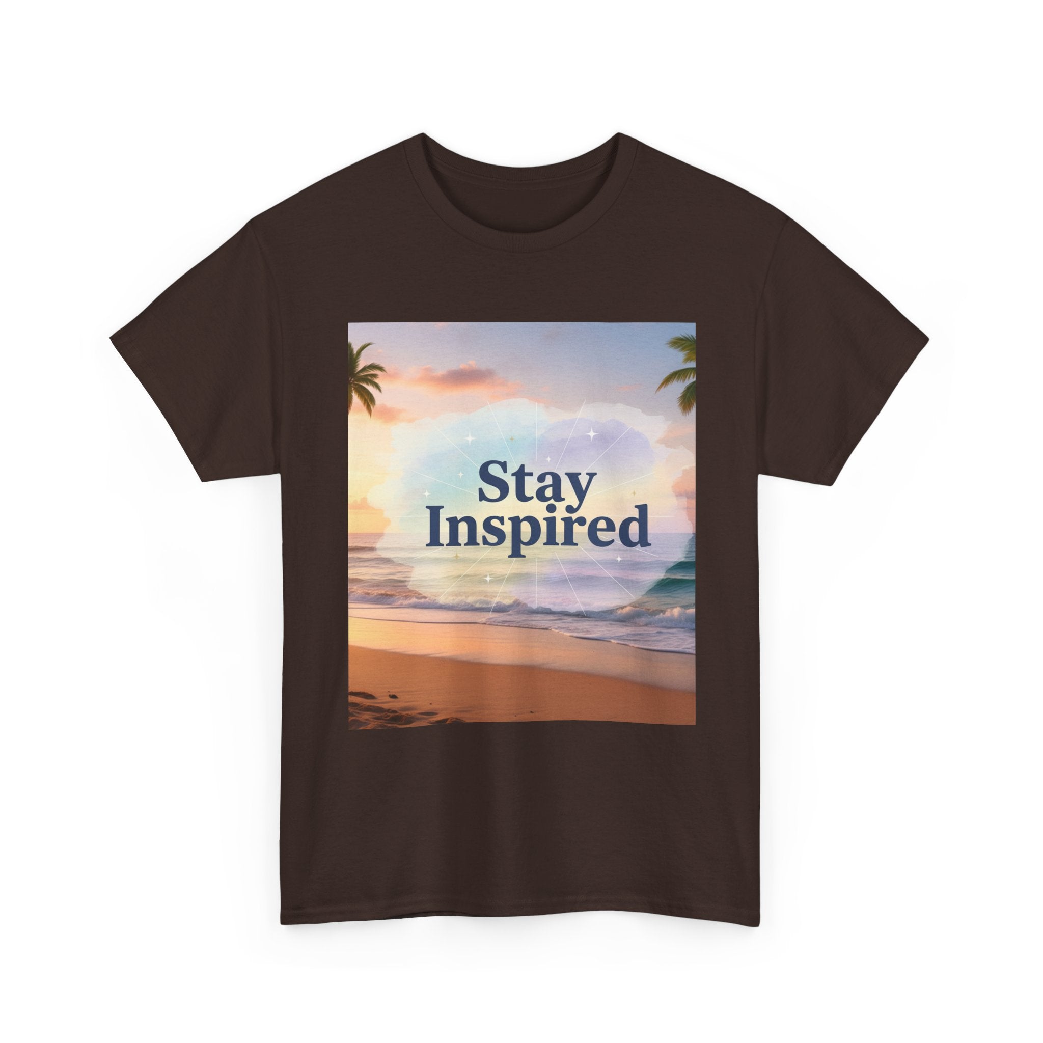 Stay Inspired Beach Sunset Unisex T-Shirt
