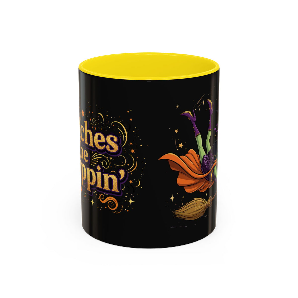 Witches Be Trippin' Coffee Mug — Halloween Witch Accent Mug (11/15oz)