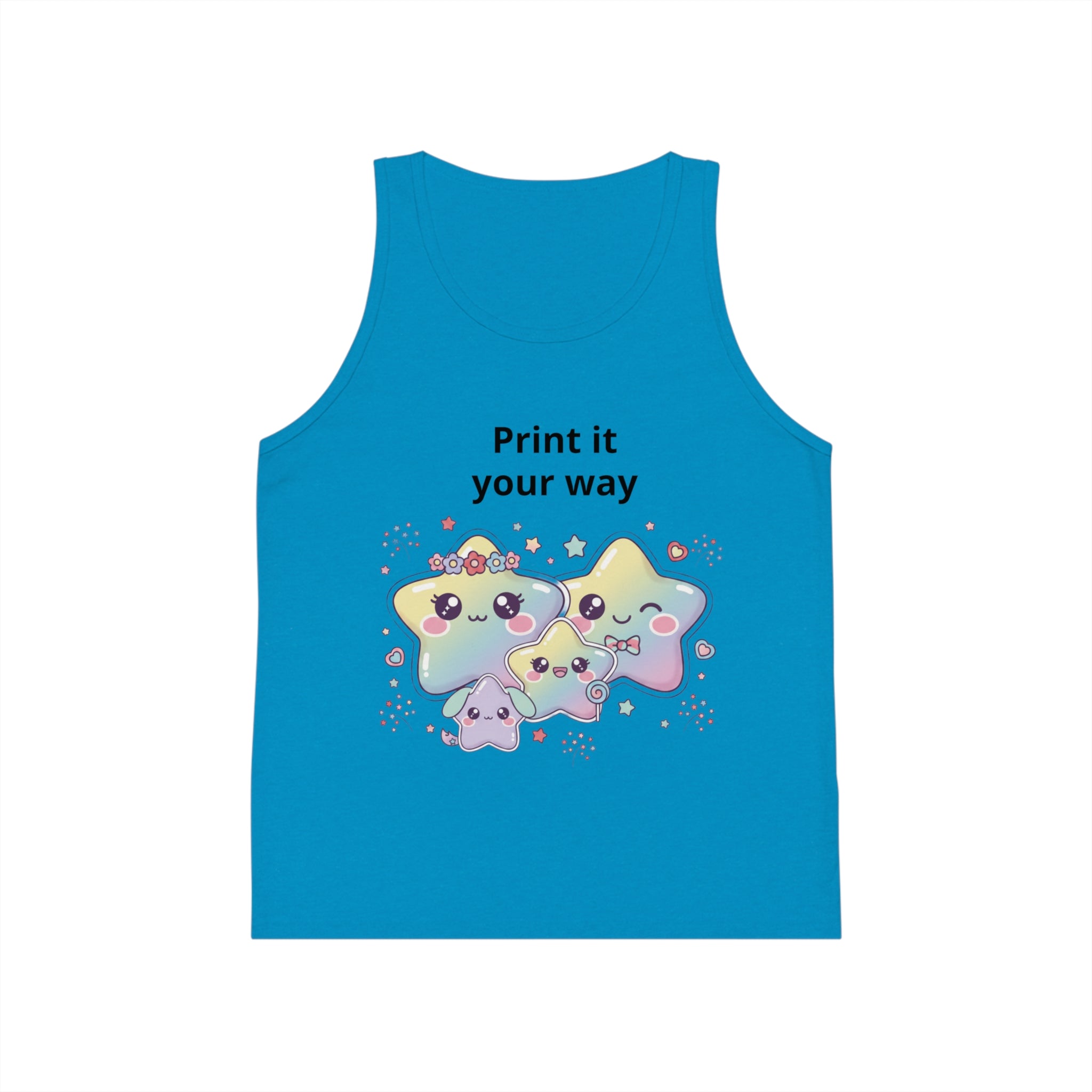 Family Star Kids 4th of July Tank — Soft Star Family Edition