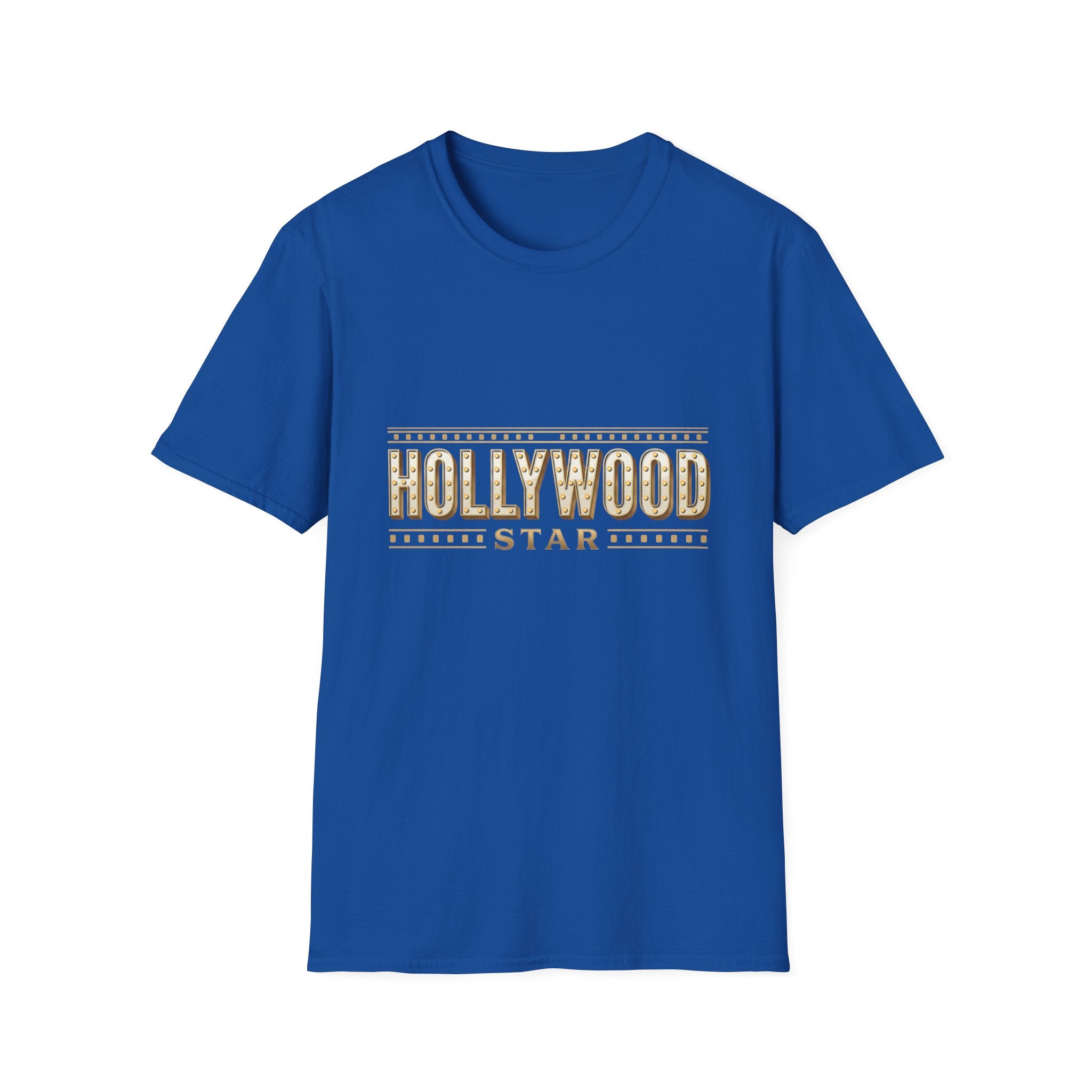 Hollywood Star Vintage Marquee T-Shirt — Retro Movie Sign Graphic Tee