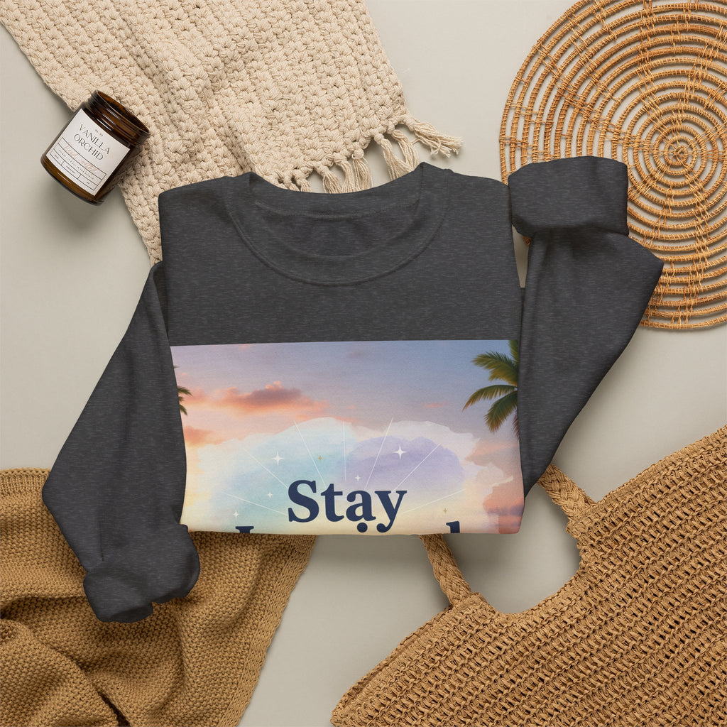 Stay Inspired Beach Unisex Sweatshirt | Family Star