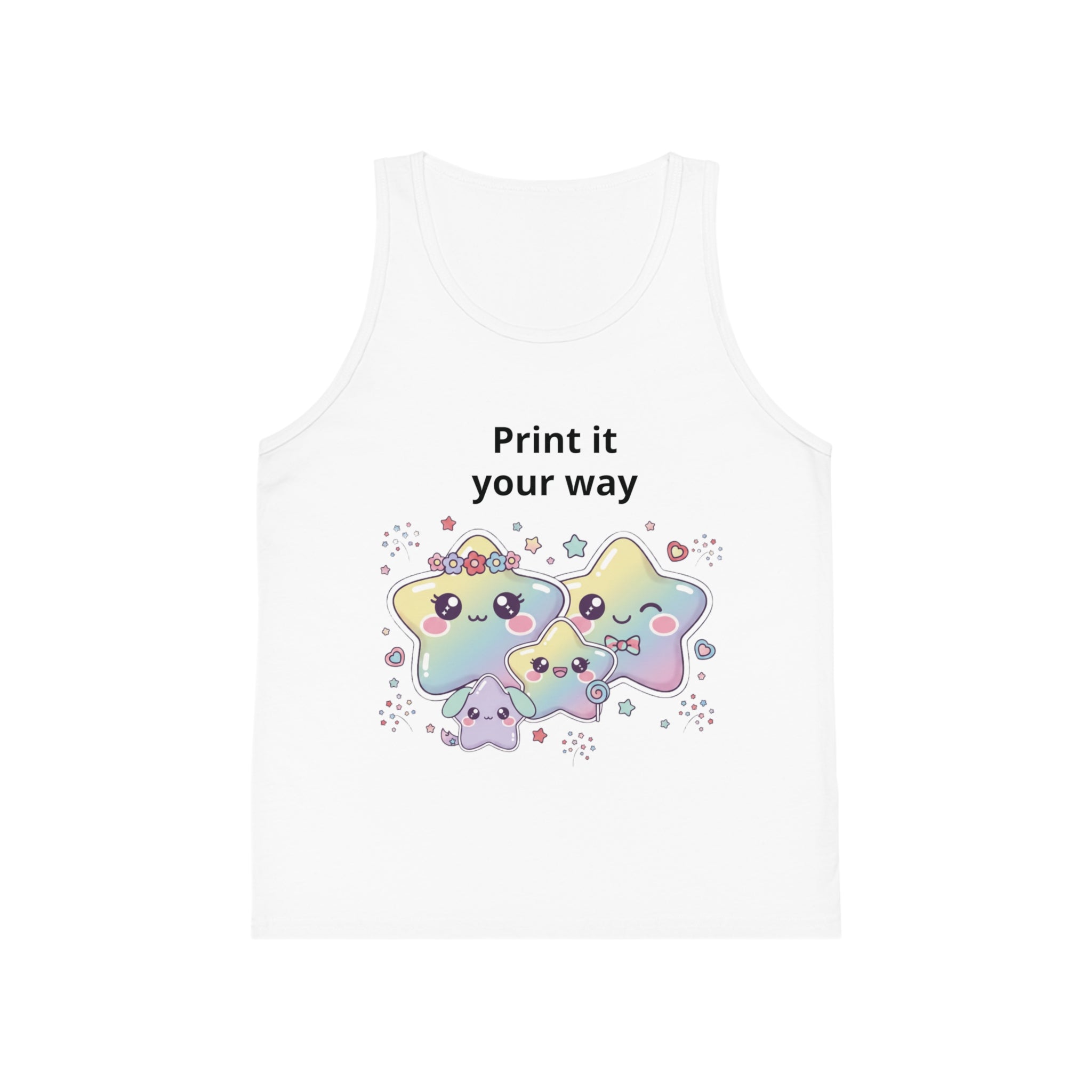 Family Star Kids 4th of July Tank — Soft Star Family Edition