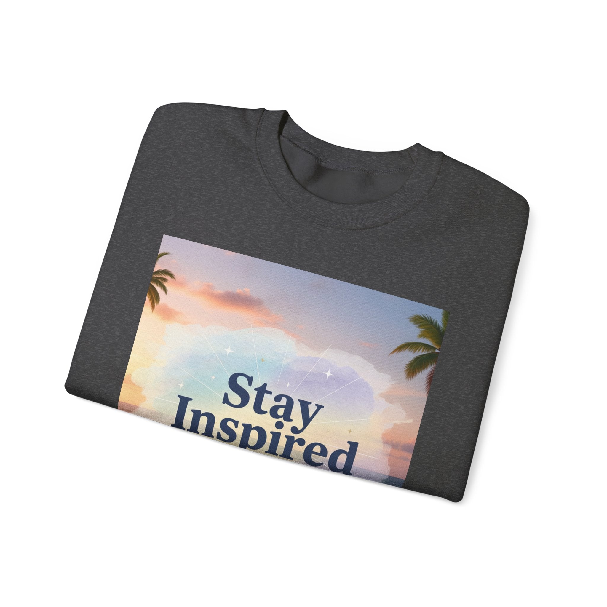 Stay Inspired Beach Unisex Sweatshirt | Family Star