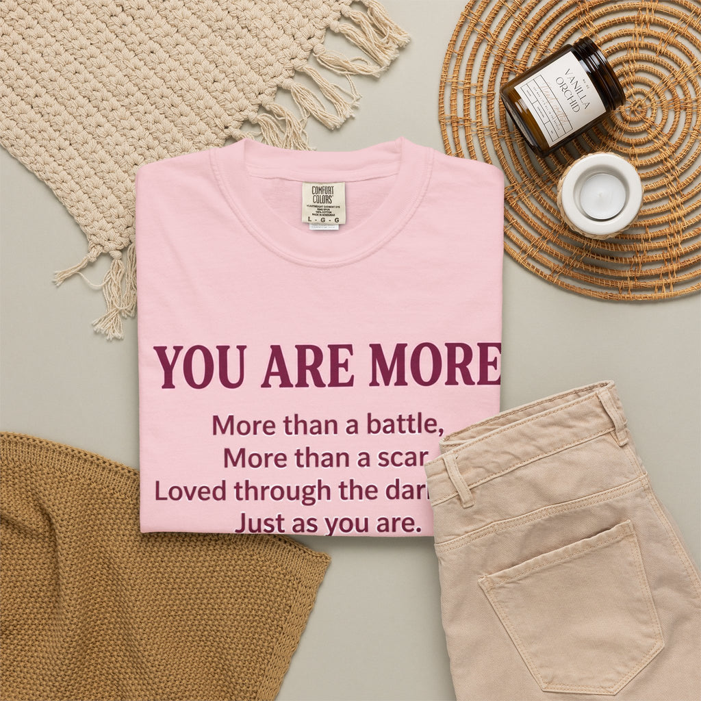 Pink Ribbon Poem T-Shirt | Breast Cancer Awareness & Hope