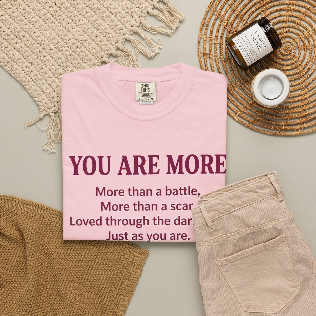Pink Ribbon Poem T-Shirt | Breast Cancer Awareness & Hope