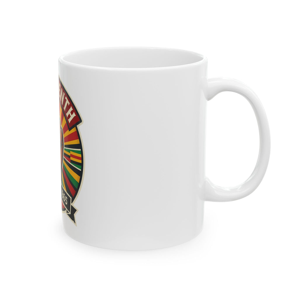 Juneteenth Inspired Ceramic Mug, (11oz, 15oz)