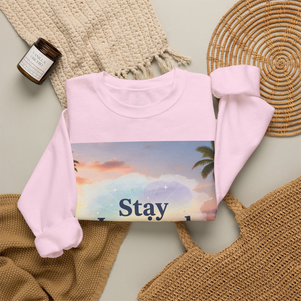 Stay Inspired Beach Unisex Sweatshirt | Family Star