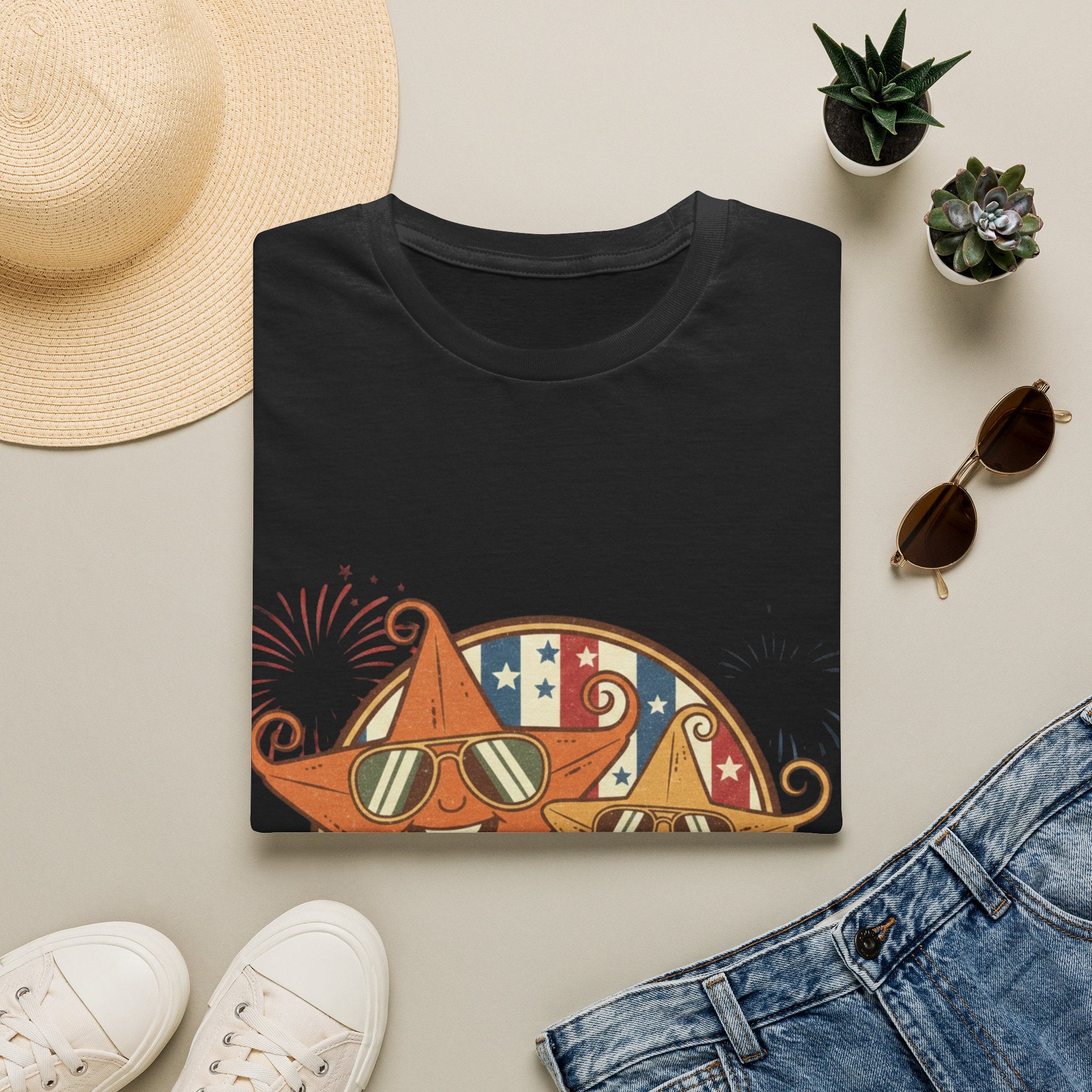 Family Star 4th of July Tee — Vintage Cool Star Family Edition