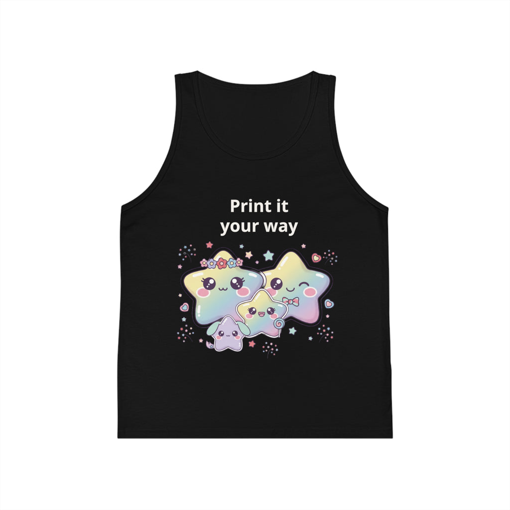 Family Star Kids 4th of July Tank — Soft Star Family Edition