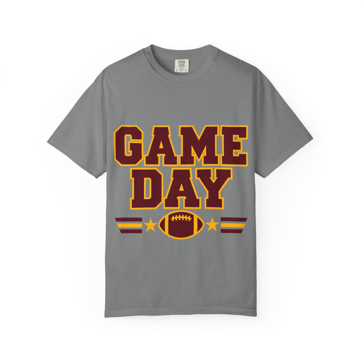 Game Day Football Shirt – Burgundy & Gold