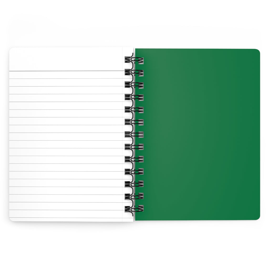 Stay Inspired Beach Spiral Notebook | Family Star (green)