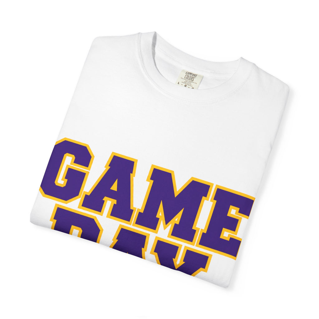 Game Day Football Shirt – Purple & Gold