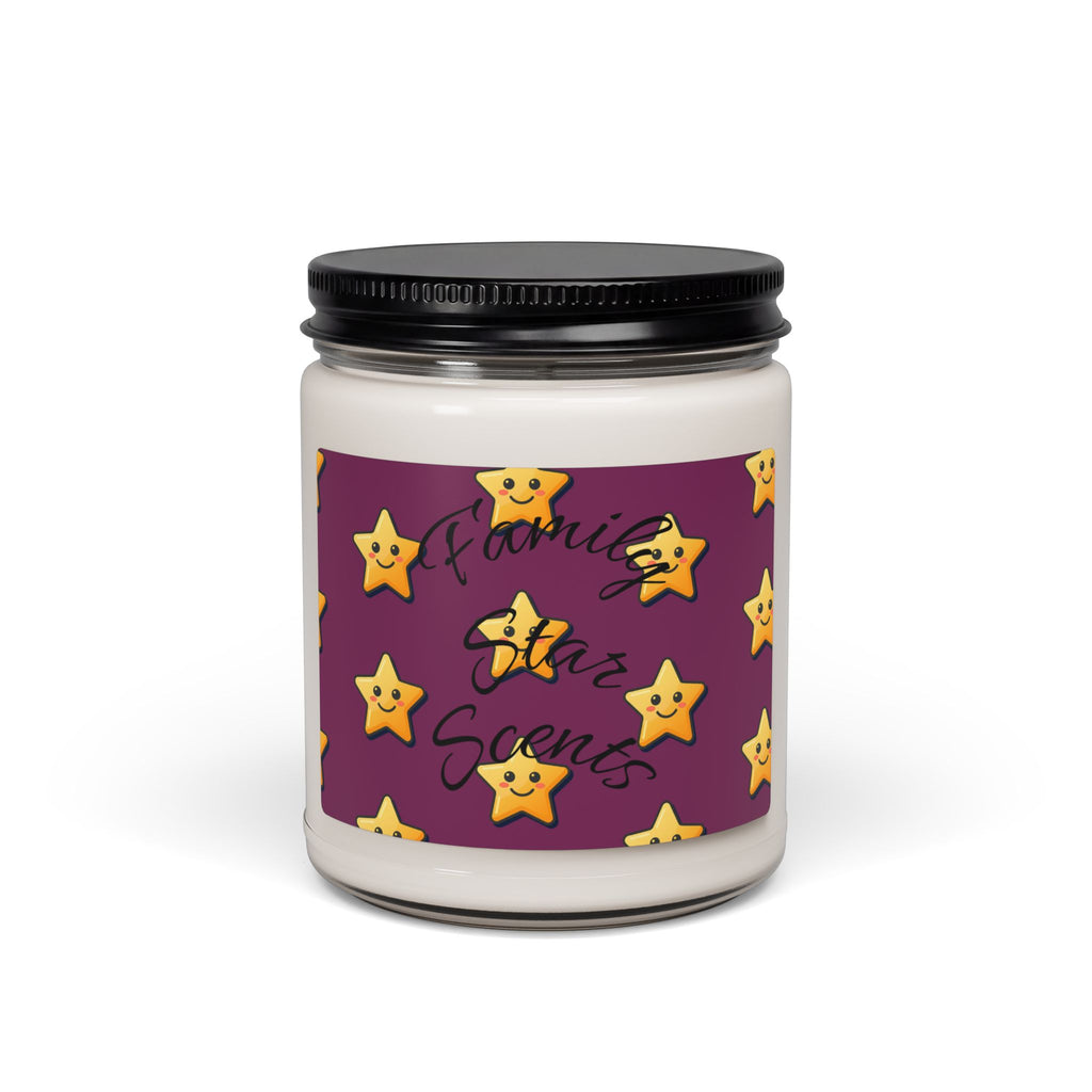 Family Star Scented Soy Candle — 9oz Premium Home Decor & Gift Candle