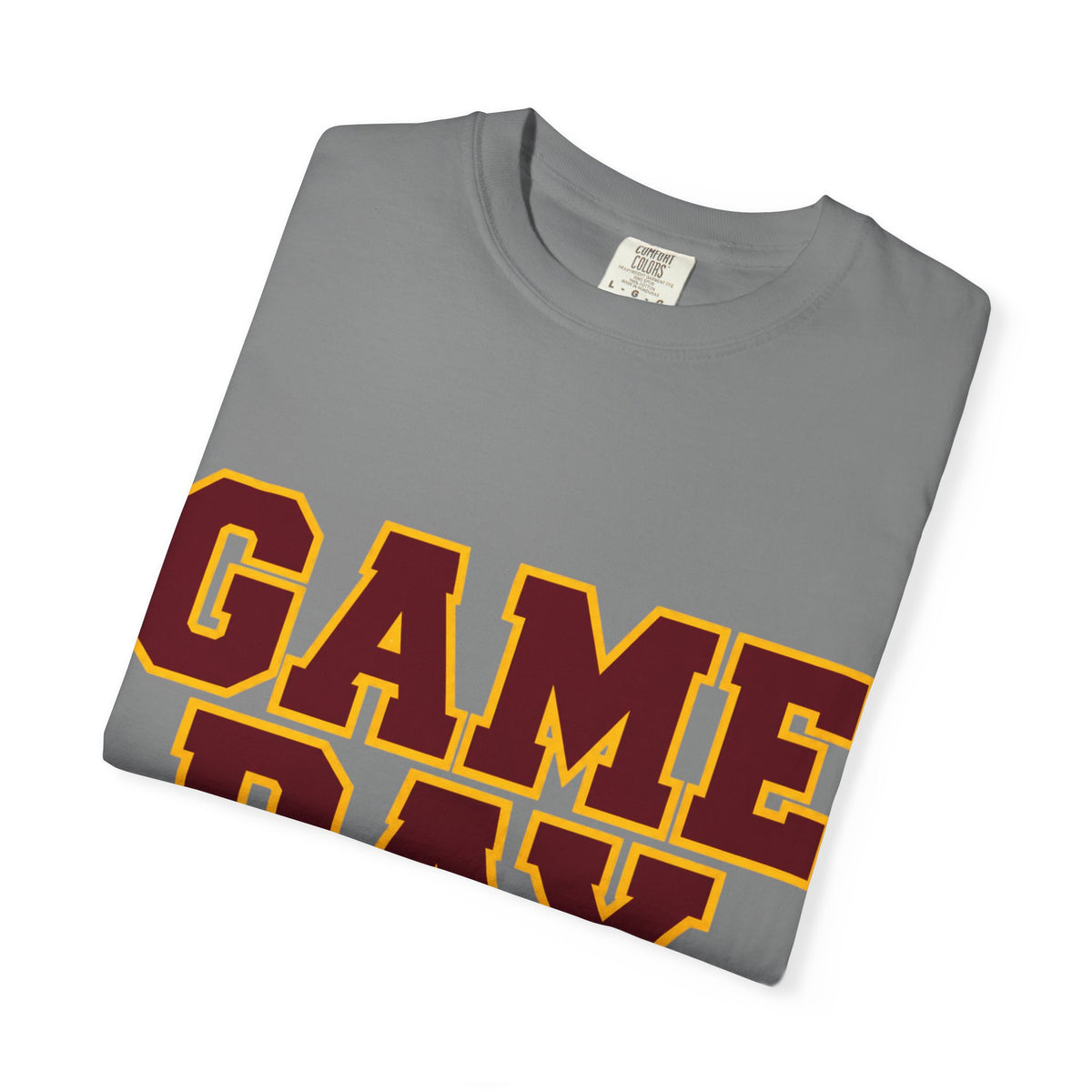 Game Day Football Shirt – Burgundy & Gold