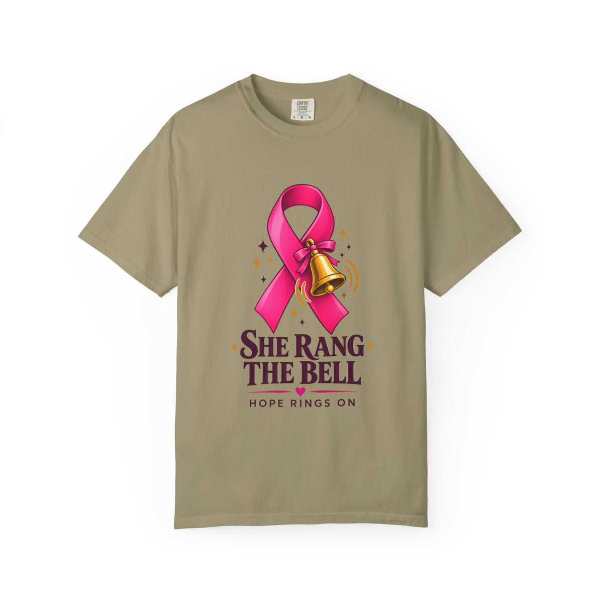 Breast Cancer Awareness T-Shirt — "She Rang the Bell" Personalized Tee