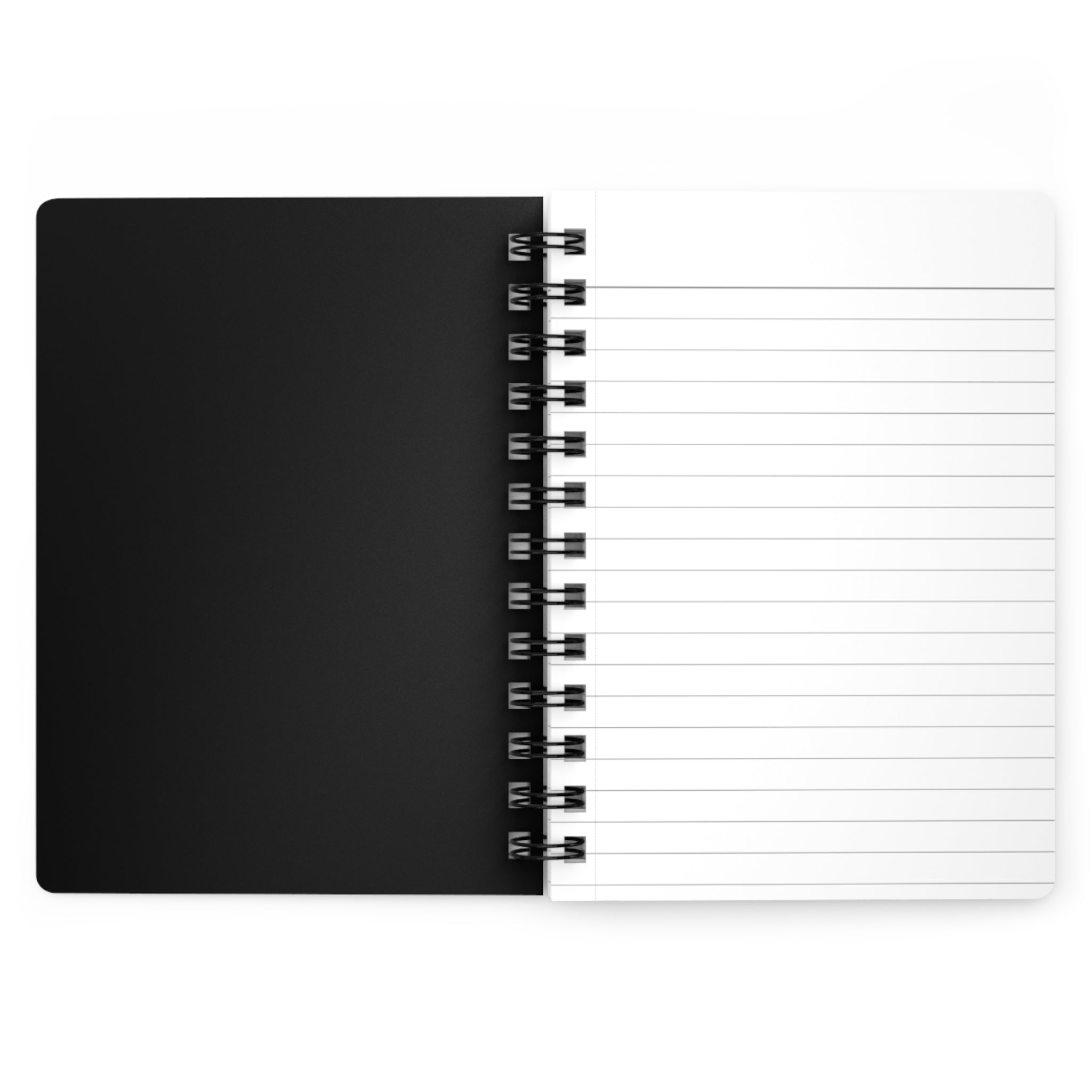 Stay Inspired Beach Spiral Notebook | Family Star (black)