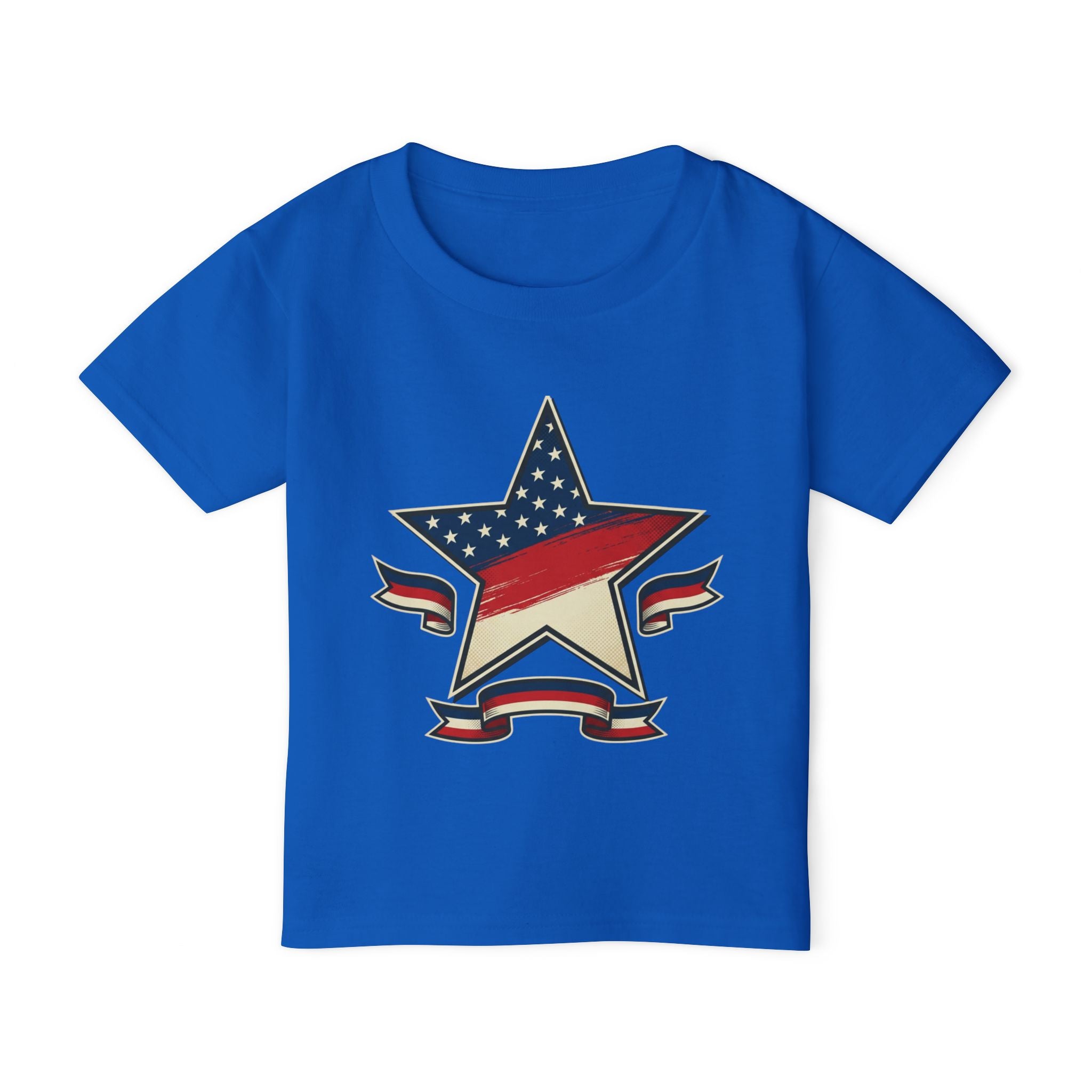 4th of July Toddler T-Shirt — American Flag Star