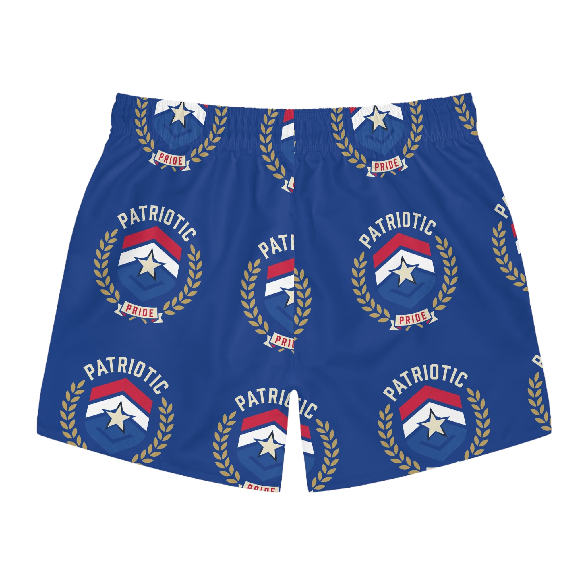 4th of July Men's Swim Trunks — Patriotic Star Print